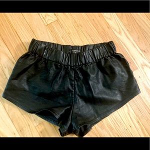 Faux Leather Shorts